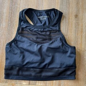 Black Beyond Yoga tank bra